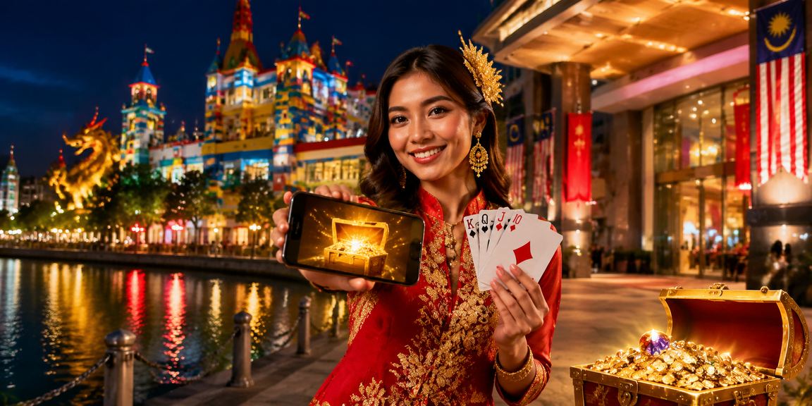 Permainan Rummy di Malaysia dengan suasana hiburan
